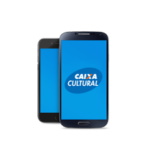 Imagem de um celular com aplicativo Caixa