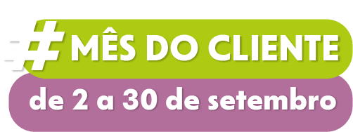 Texto: #mês do cliente. De 2 a 30 de setembro.